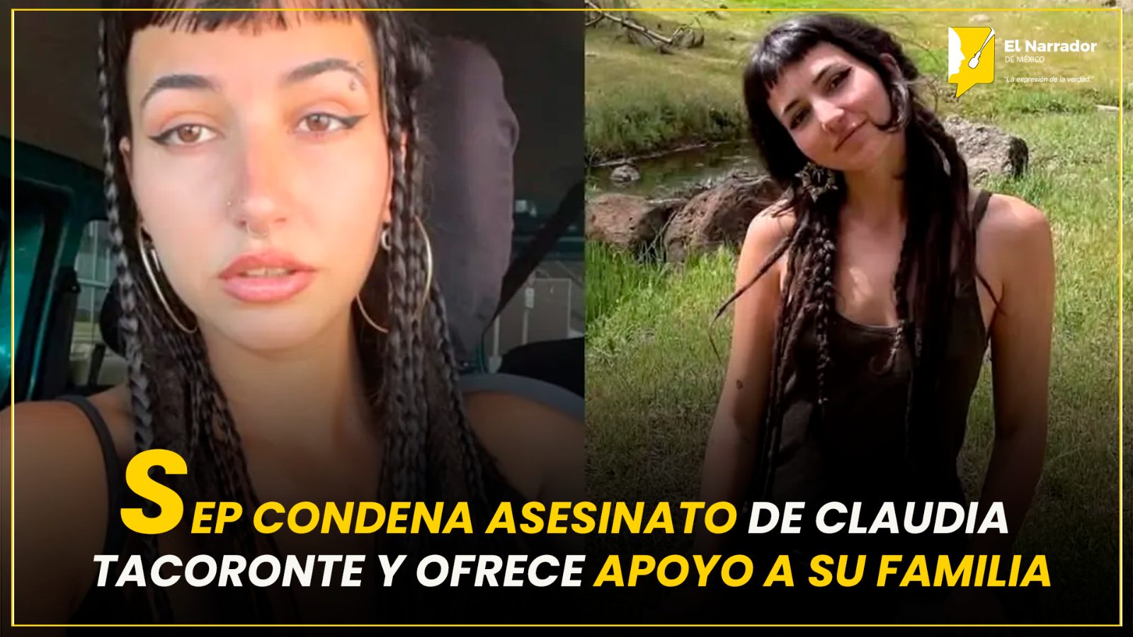 SEP CONDENA ASESINATO DE CLAUDIA TACORONTE Y OFRECE APOYO A SU FAMILIA
