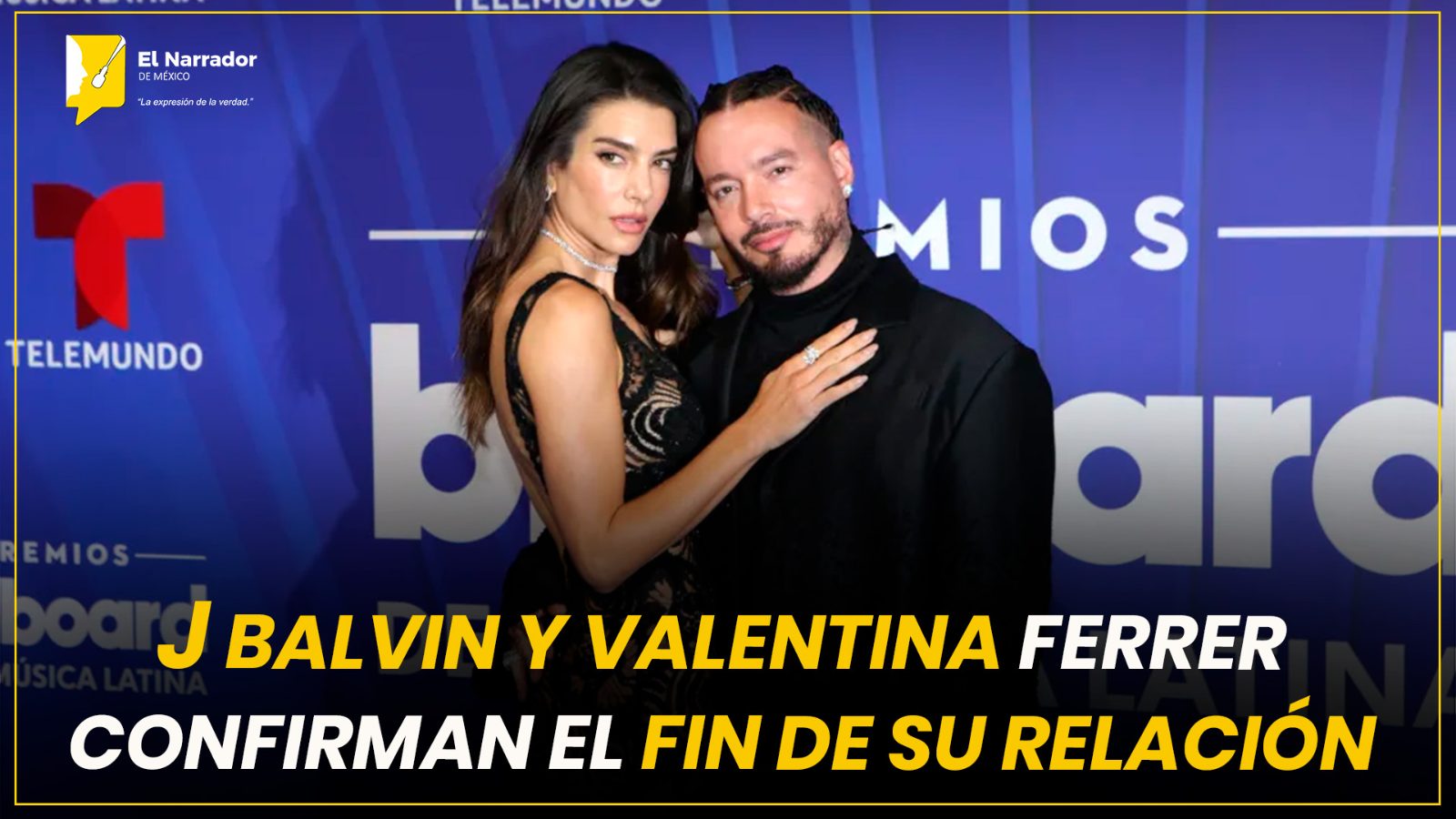 J BALVIN Y VALENTINA FERRER CONFIRMAN EL FIN DE SU RELACIÓN