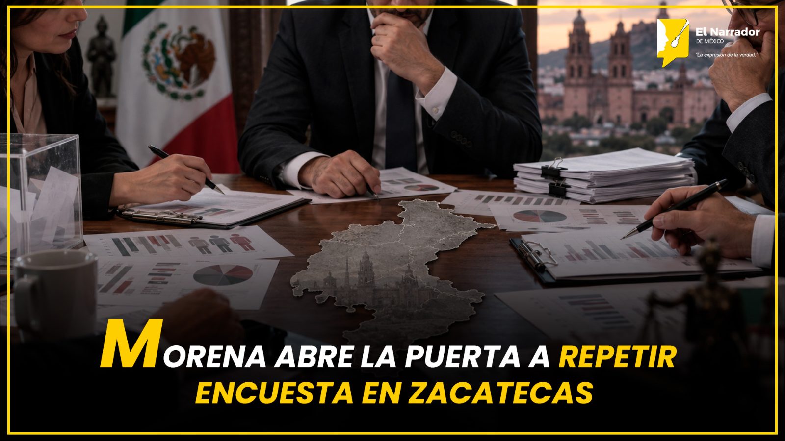 MORENA ABRE LA PUERTA A REPETIR ENCUESTA EN ZACATECAS