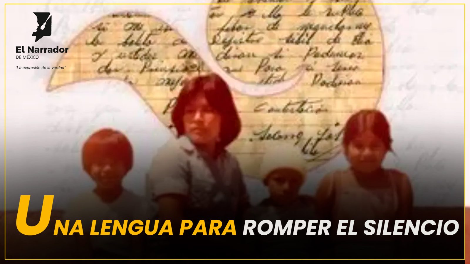 UNA LENGUA PARA ROMPER EL SILENCIO